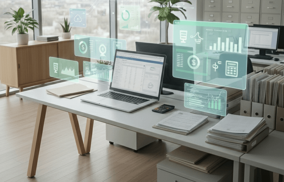 Illustration representing electronic prescription in finance sector